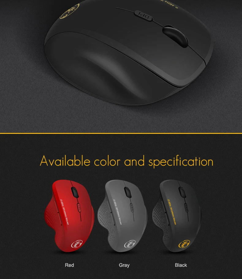 UTHAI G6 Laptop Accessories Ergonomic Design 2.4G Wireless Mouse Business Office Gift Smart 6-Button Gaming Mouse