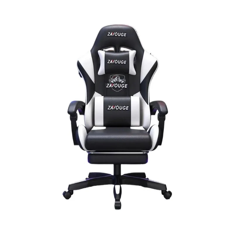 Ergonomická herní židle pro home office, dlouhé hodiny a streamery, nastavitelná, polohovatelná, lehká a odolná
