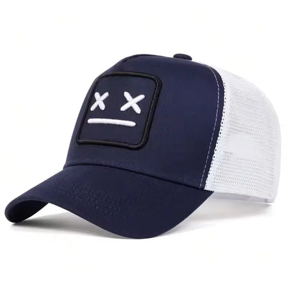 Casquettes de baseball unisexes XX brodées, à filet, ajustables, décontractées, pour le printemps et l’été, avec protection solaire
