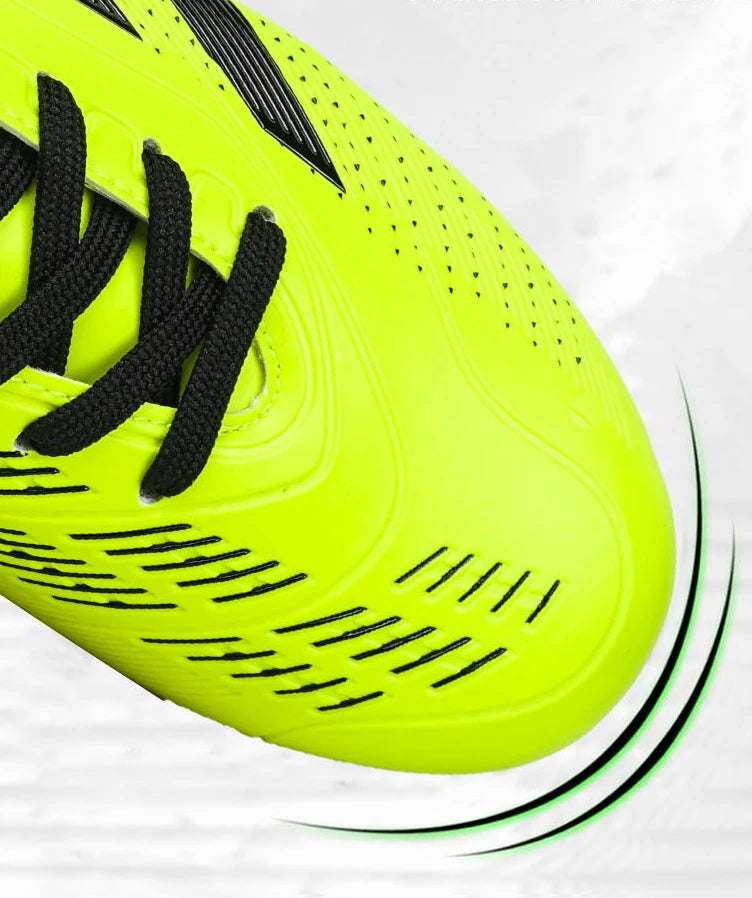 Nuove scarpe da calcio da uomo e donna, scarpe sportive per interni ed esterni con tacchetti lunghi e spezzati per allenamento su tappeto da calcio