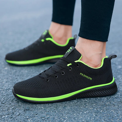 Light Men Sneakers Breathable Mesh Casual Shoes For Men Summer Sport Shoes For Running Plus Size 39-47 Walking Footwear