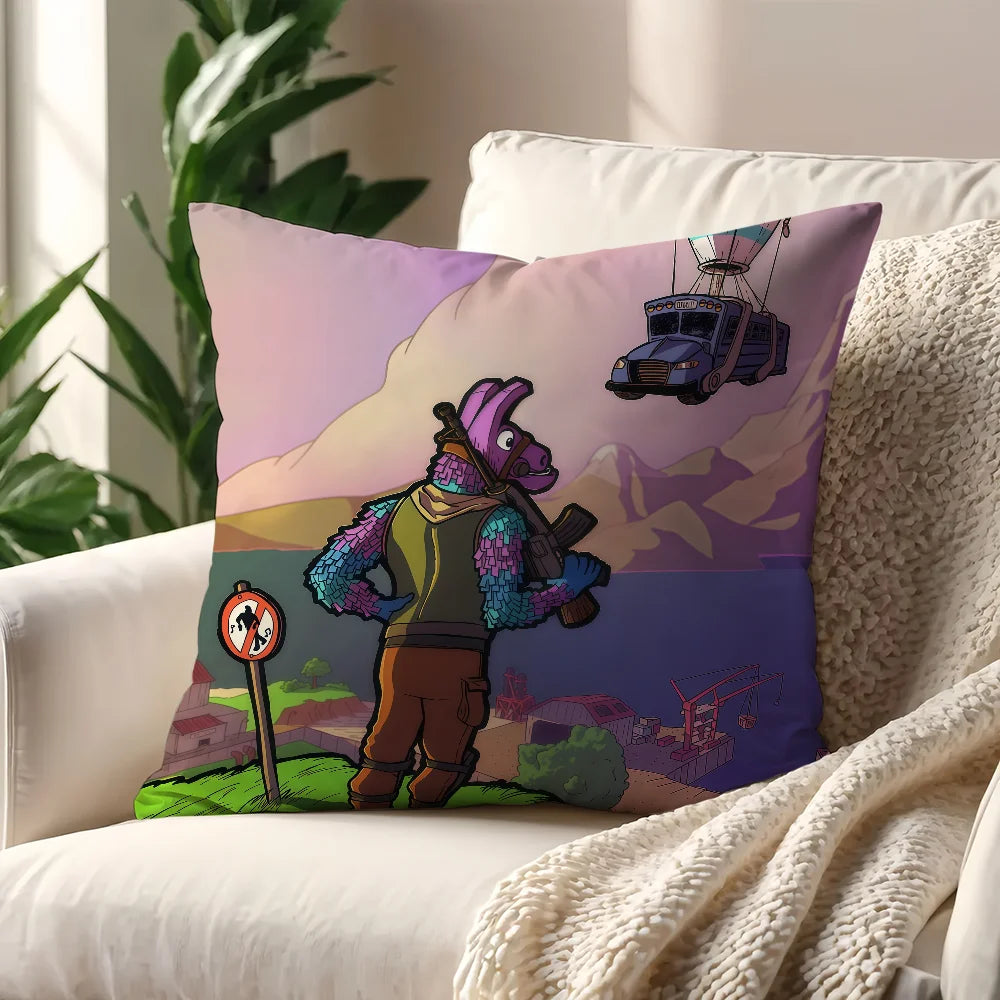Game F-FORTNITE cushion cover For Pillow Printing Sofa Decoration Home Car Room Coffee Shop Office Nordic Simplicity