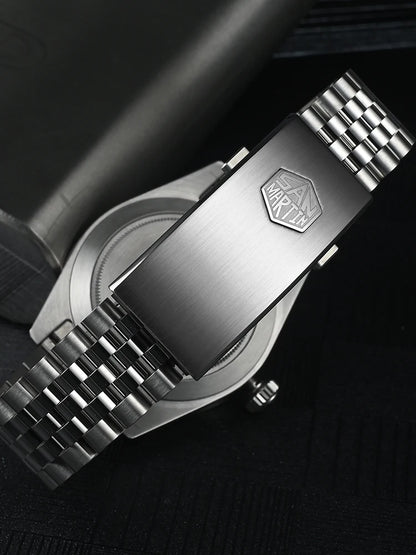 San Martin New 39mm Sport Watch Enamel Dial NH35 Automatic Mechanical Men Dress Watch Sapphire Waterproof 100m Luminous SN0053