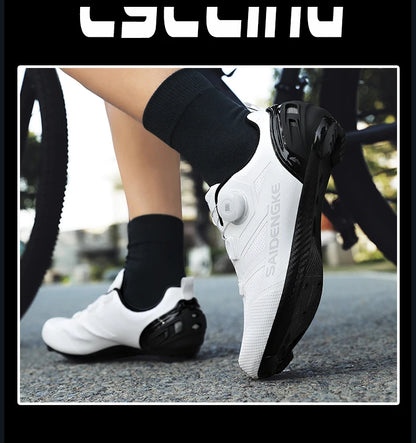 Scarpe da ciclismo unisex nuove, professionali, leggere e di lusso, originali, da strada, in gomma, MTB, da corsa, bici fashion, sport street