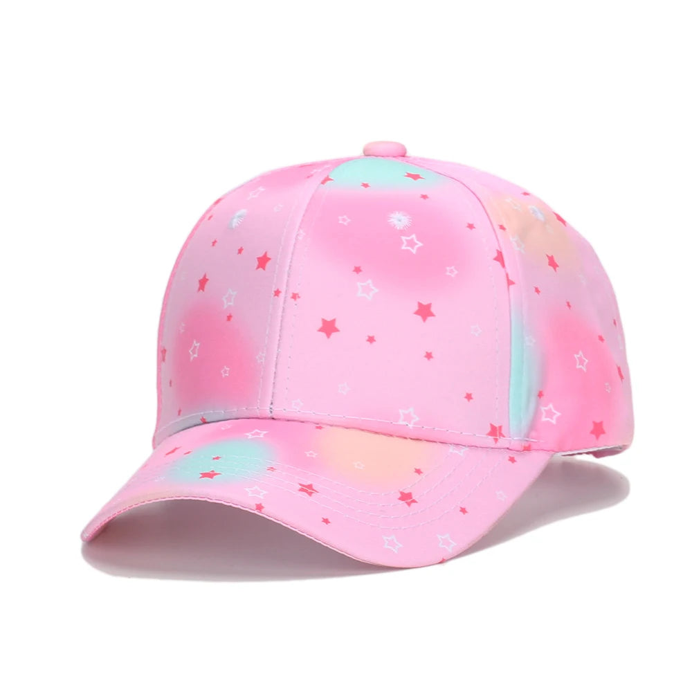 Populære baseballkasketter med tegneserietryk til børn, 54 cm hovedomkreds, til drenge og piger under 10 år – smukke, iøjnefaldende snapback-kasketter BK31