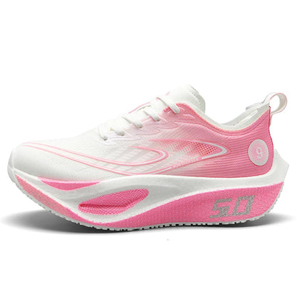 Men's Sports Shoes Cushioning Non-Slip Flat Wear Resistant Sneakers Mesh Breathable Platform Soft Running Shoes for Man