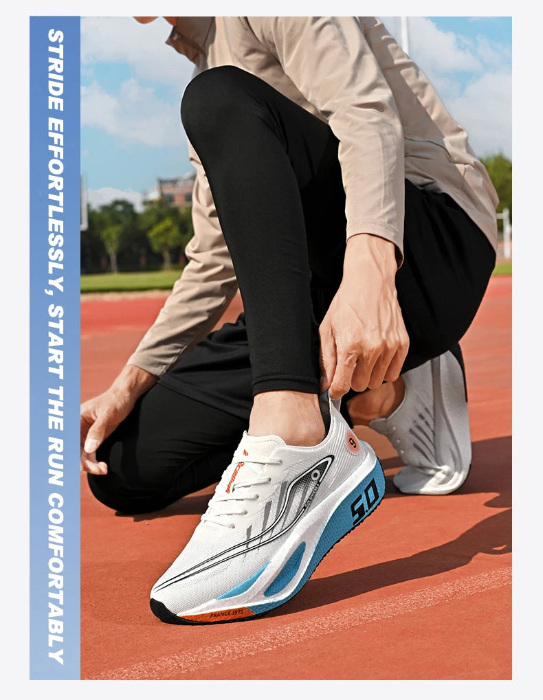 Nuevas zapatillas deportivas para hombre y mujer, zapatillas de running, placa de carbono, competición de maratón masculina, amortiguación, zapatillas de entrenamiento atlético