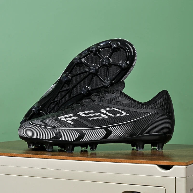Nouvelles chaussures de football pour hommes, chaussures de sport ultralégères, chaussures de football pour matchs en plein air, futsal, haute cheville, respirantes, antidérapantes, de haute qualité
