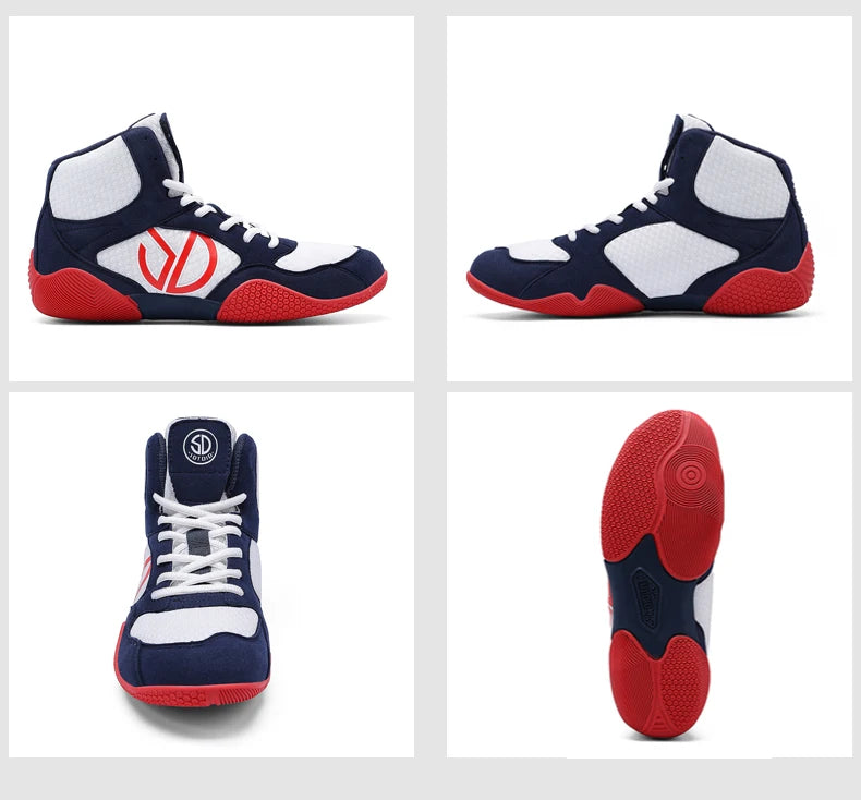Nye store brydesko til mænd – åndbare boksesko i mesh, skridsikre og slidstærke sneakers, moderigtige casual sportssko af høj kvalitet