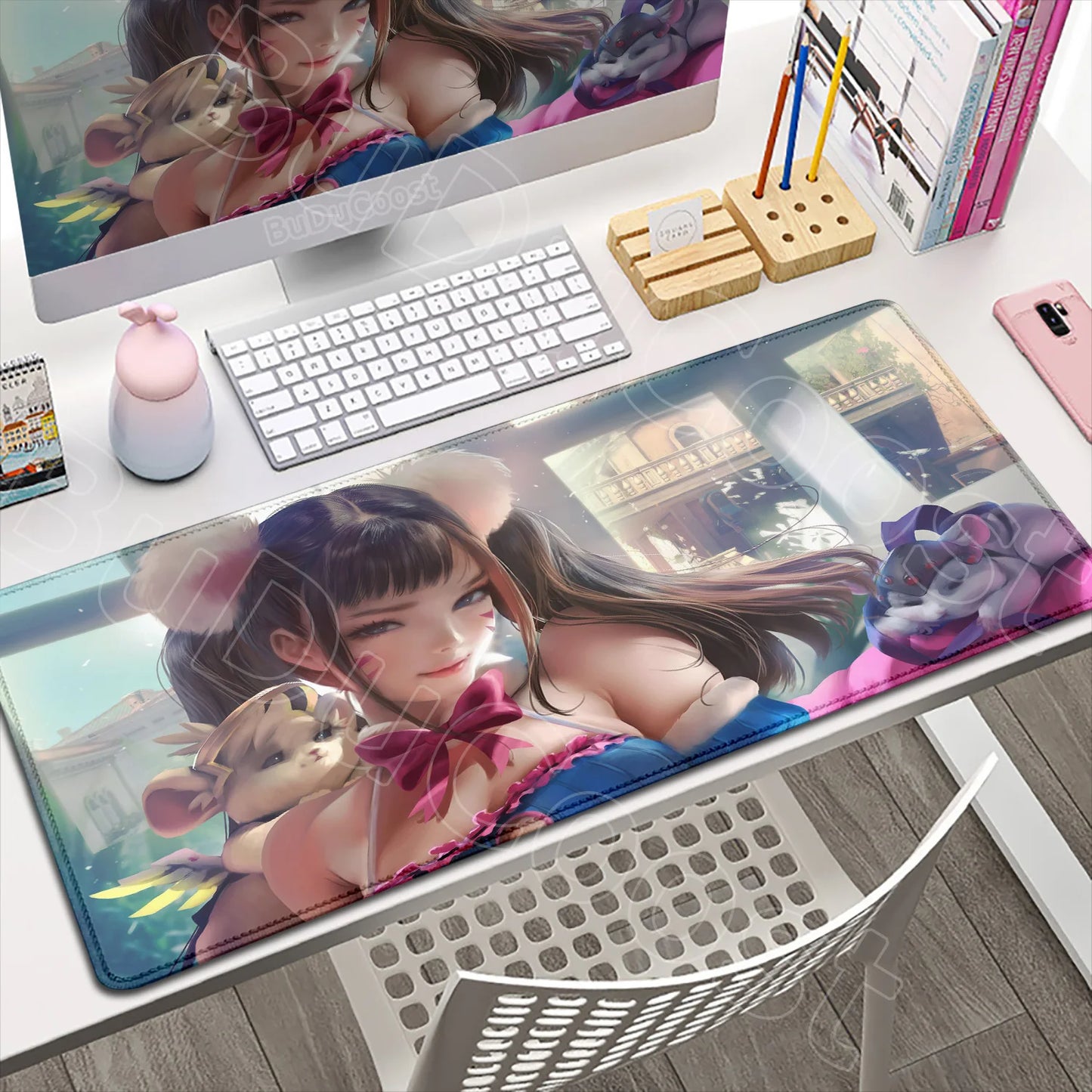 Large XXL DIY Cool  Overwatch Mouse Pad Keyboard Table Gaming Accessories Non-Slip Rubber Edge locking spped Laptop Rug desk Mat