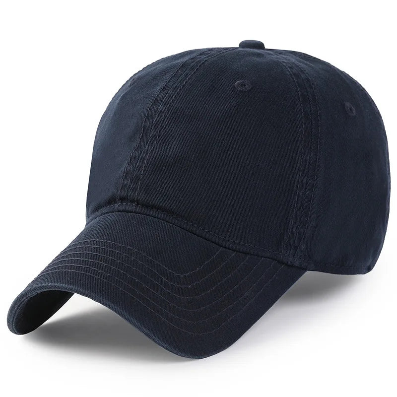 Cappellino da baseball da uomo e da donna oversize XXL, 100% cotone, cappellino da baseball grande per teste grandi 56-63 cm (23,5"-25,5"), cappellino "dad cap" semplice e regolabile