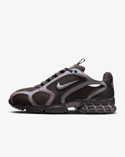 Nike Air Zoom Spiridon Cage 2 Unisex Low-Top Casual Shoes Sport Wear Resistant Grey Red Lifestyle Footwear CJ1288-600