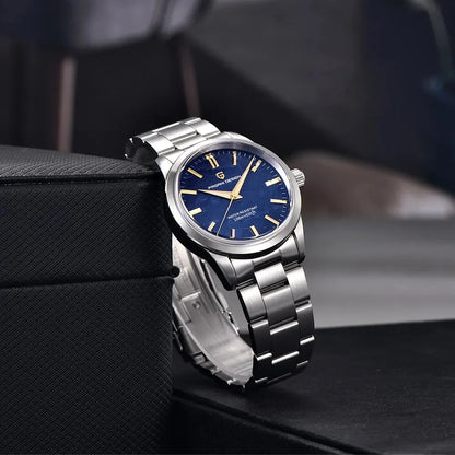 PAGANI DESIGN 40MM Meteorite dial Men Quartz Watches Luxury Business 316L Stainless Steel 100M Waterproof Watch For Men clock