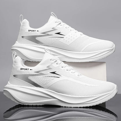 Chaussures de sport décontractées pour hommes, baskets de course à coussin d'air, respirantes, légères, confortables, antidérapantes, pour l'extérieur