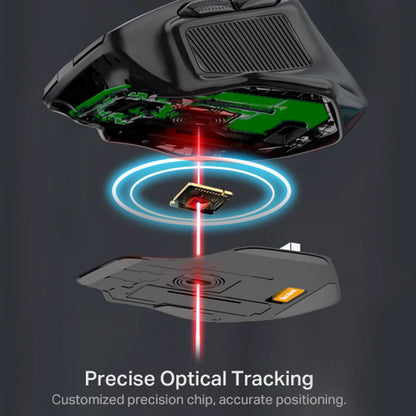 E-YOOSO X-31 USB 2.4G Wireless Gaming Large Mouse for Big Hands PAW3212 4800 DPI 5 buttons for gamer Mice computer laptop PC