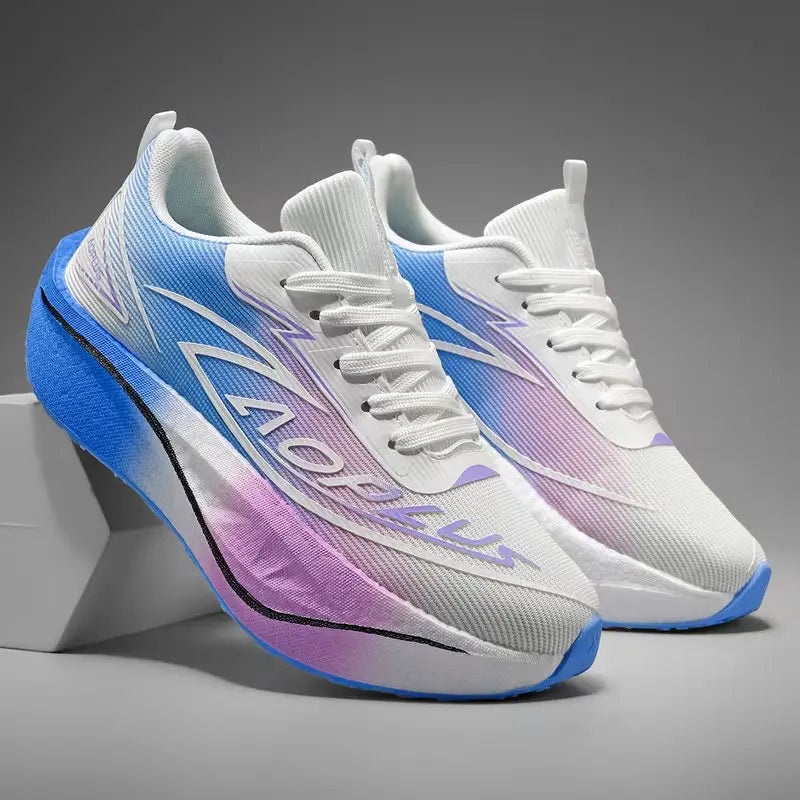 Zapatillas de running con cámara de aire 2026, placa de carbono para maratón, deportivas para hombre, transpirables y ligeras, zapatillas antideslizantes para mujer