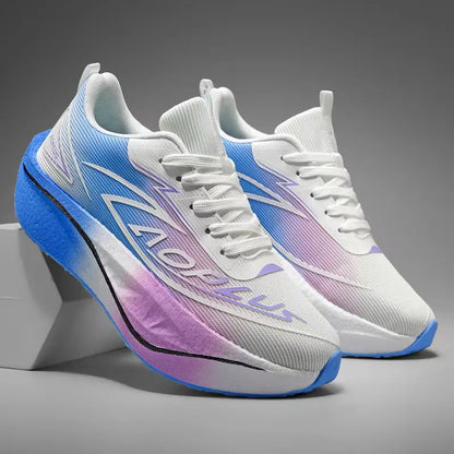 Zapatillas de running con cámara de aire 2026, placa de carbono para maratón, deportivas para hombre, transpirables y ligeras, zapatillas antideslizantes para mujer