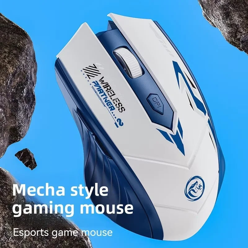 Wireless Gaming Mouse Bluetooth 5.4 Dual-Mode 2.4G Wireless Mouse Rechargeable 1600DPI Ergonomic Gamer Mice For PC Office Laptop