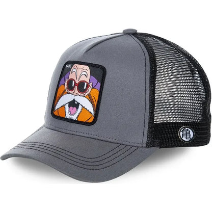 ALL Styles Dragon Ball Baseball Cap Snapback Peaked Cap Men's Embroidery Hip-Hop Cap Style Sun Visor Adjustable Trucker Mesh Cap