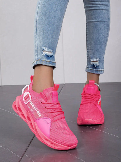 Modieuze paarse casual sneakers in de aanbieding voor dames en heren – Blade hardloopschoenen, grote maat 48, lichte ademende sportschoenen voor heren, mesh sneaker