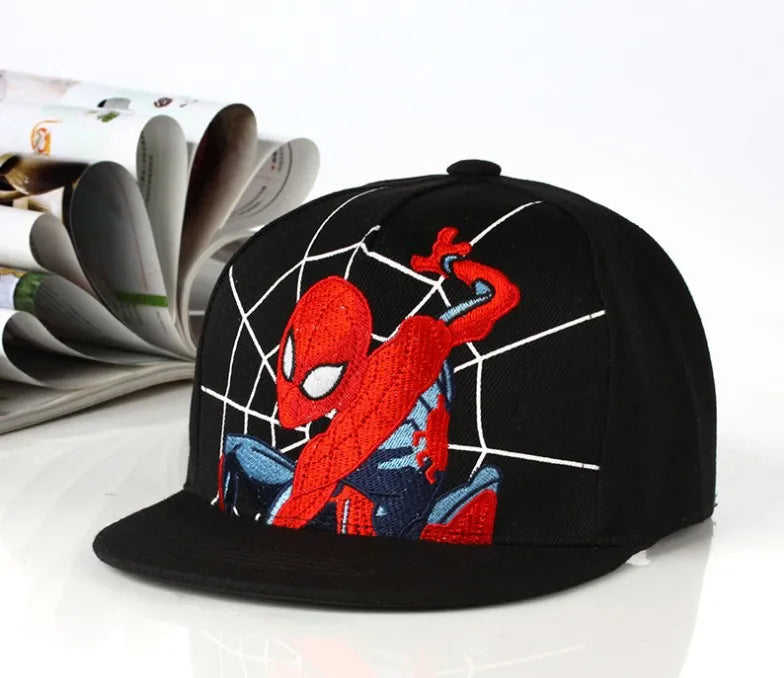Cappellini HotAnime con Spider-Man per bambini e neonati: cappellini da baseball, cappellini snapback primaverili, cappellini hip hop regolabili