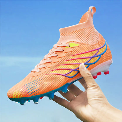 Scarpe da calcio professionali da uomo, sneakers sportive outdoor, scarpe da calcio per adulti, tacchetti da calcetto Society, ultraleggere per allenamento calcistico