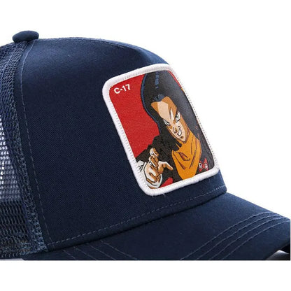 Dragon Ball Z-stilarter Anime Son Goku Bomuld Ny baseballkasket til mænd og kvinder Hip Hop Far Justerbar mesh-kasket Trucker-kasket