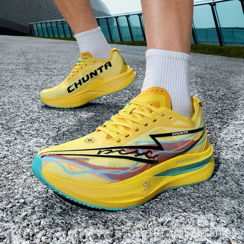 Running Shoes Carbon Plate Marathon Men Specialty Sports Breathable Lightweight Women's Comfortable Athletic Chunta Sneakers