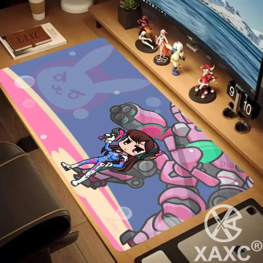 Large Game Overwatch Mouse Pad Kawaii XXL PC Computer Desk Mat Gamer Office Carpet Keyboard Table Gaming Accessories Mousepad XAXC