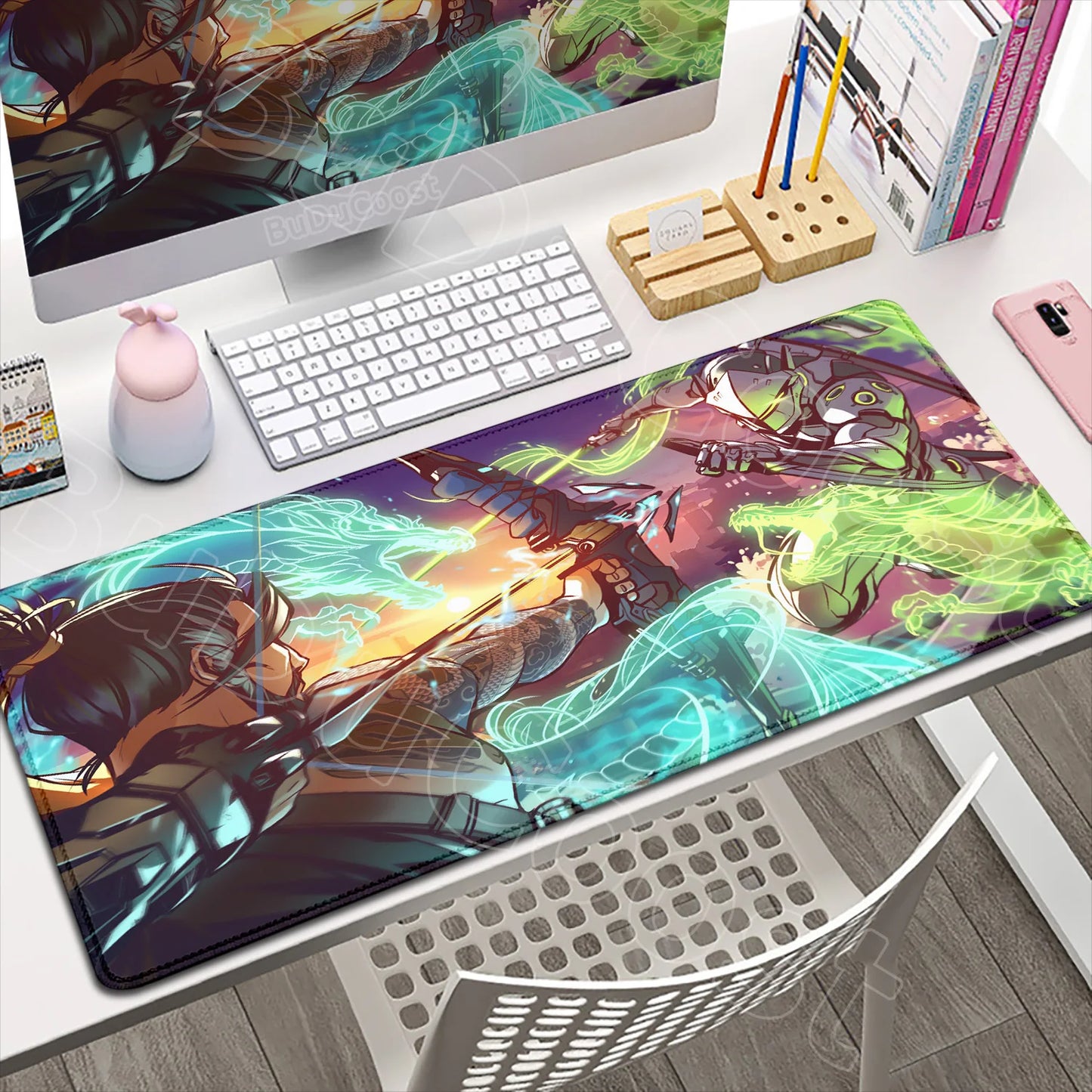 Large XXL DIY Cool  Overwatch Mouse Pad Keyboard Table Gaming Accessories Non-Slip Rubber Edge locking spped Laptop Rug desk Mat