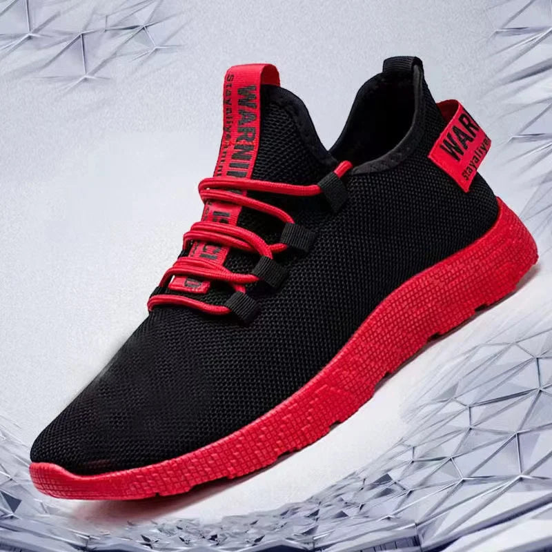 Male's sneakers casual lightweight mesh sports shoes summer men's outdoor soft sole Breathable comfort fashion tide running shoe