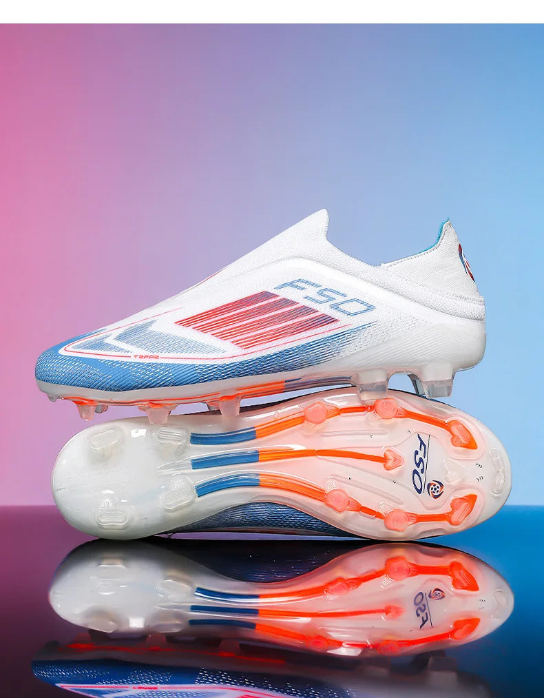 Neue Herren-Fußballschuhe für Kunstrasen – bequeme Fußballschuhe, Sport-FG-Rasenschuhe, Futsal, rutschfest, Outdoor, für Erwachsene, ultraleicht und rutschhemmend