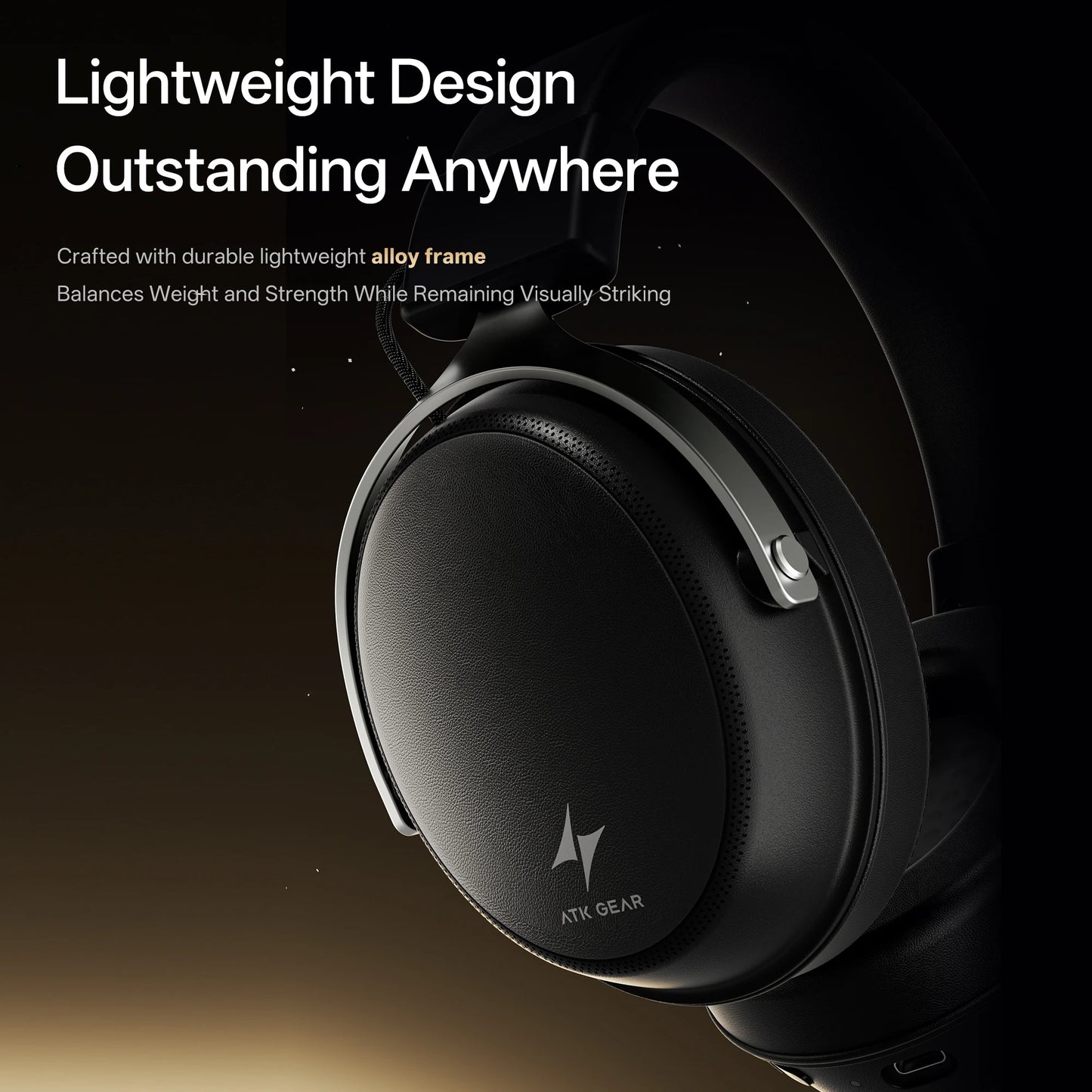 ATK N9 Pro Ultra Wireless Headset with Mic 7.1 sound Four Mode E-sports lightweight headphone Low latency noise reduction gift