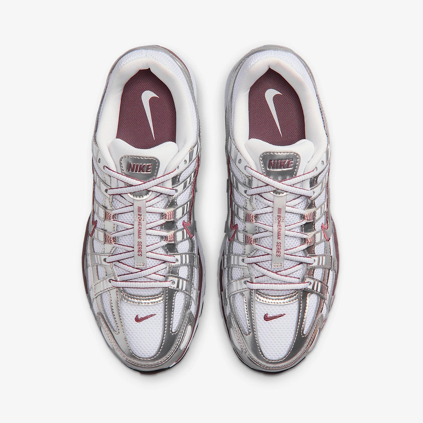 Nike Authentic P-6000 Damen-Sneaker mit niedrigem Schaft und Schnürung, verschleißfest, für den täglichen Freizeitgebrauch BV1021-110