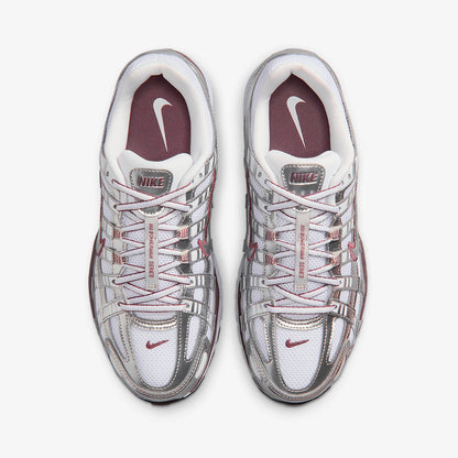 Nike Authentic P-6000 Damen-Sneaker mit niedrigem Schaft und Schnürung, verschleißfest, für den täglichen Freizeitgebrauch BV1021-110
