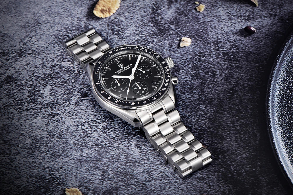 PAGANI DESIGN 2026 New Moon Watch For Men Quartz Multifunction Chronograph Sports Mens Watches Top Brand Luxury Sapphire Mirror