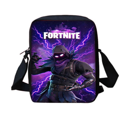 Kinderrucksäcke mit angesagtem Game-Design, Umhängetasche und Federmäppchen F-FortniteS, Schulrucksäcke mit großem Fassungsvermögen für Jungen und Mädchen, ideales Geschenk