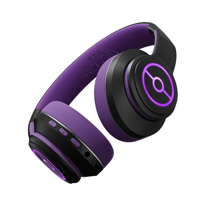 CHENFENG Wireless RGB Bluetooth Headphones – Active Noise Cancelling HiFi Stereo Gaming Headset with Microphone for Music, Sports & Everyday Use