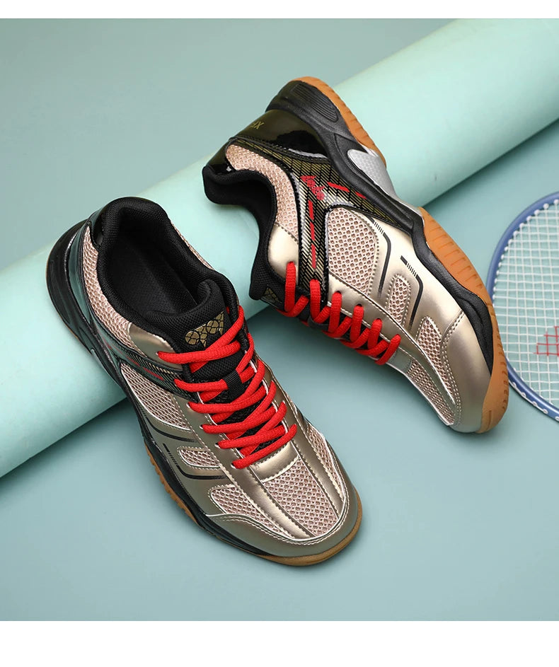 Scarpe professionali da badminton 2025, nuove sneakers da tennis da uomo, traspiranti e antiscivolo, scarpe sportive da pallavolo per uomo e donna