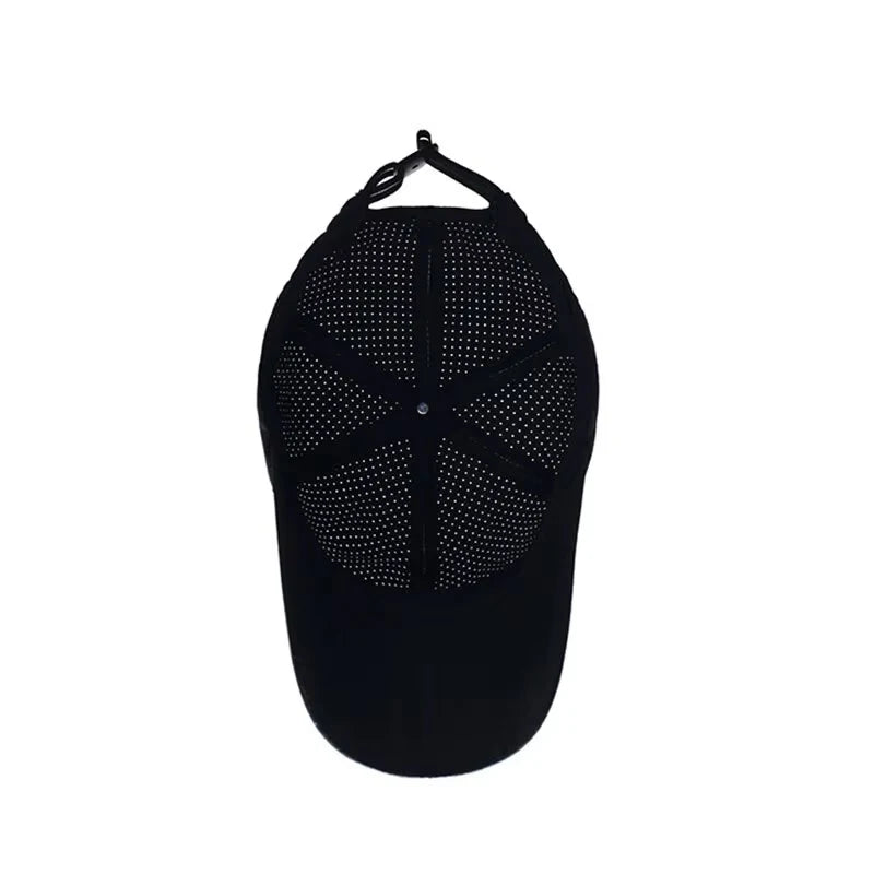 Cappellino da uomo primavera-estate in rete a tinta unita, cappellino da baseball da donna autunnale, edizione coreana, cappellino parasole in rete traspirante con visiera