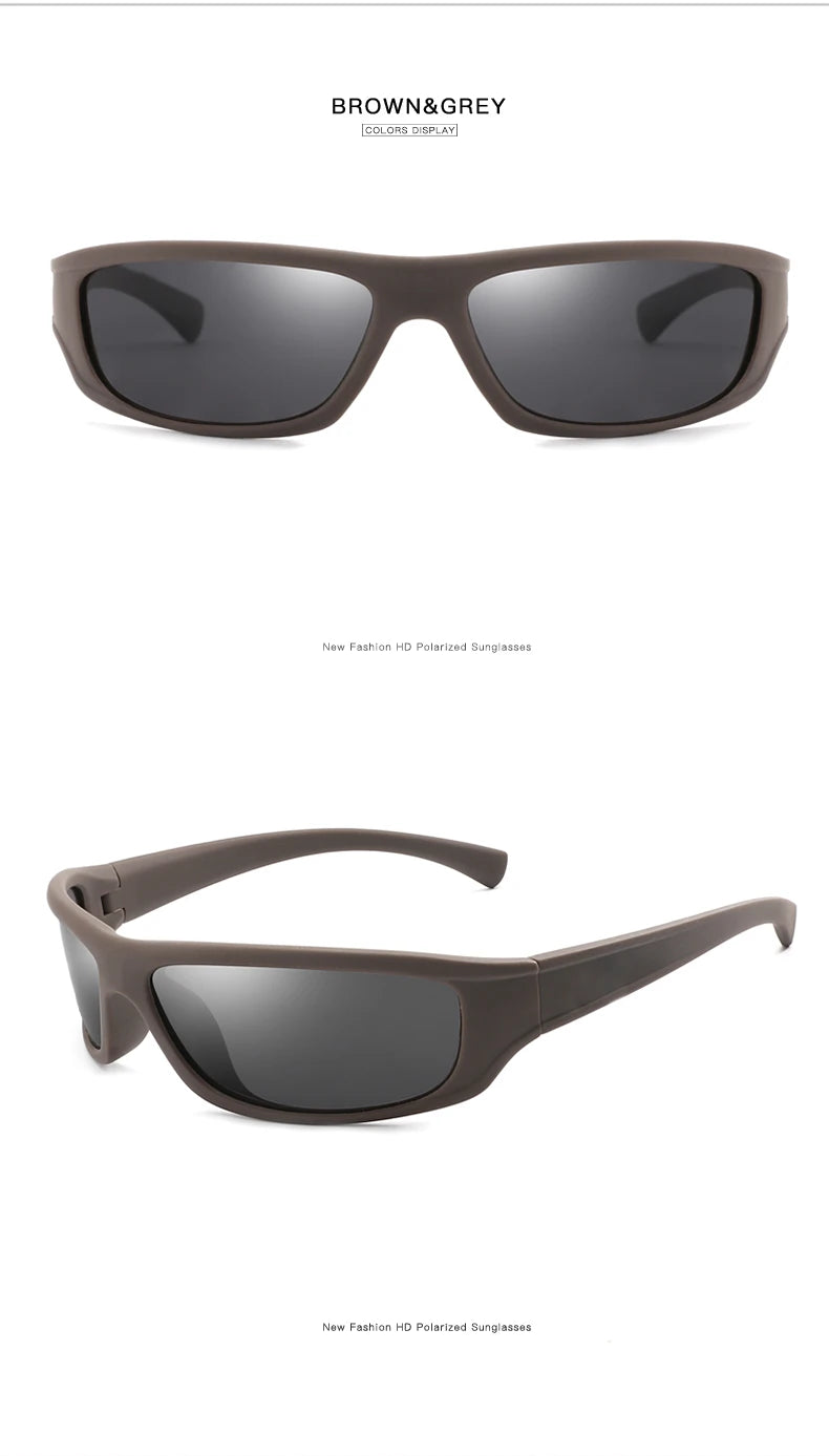 2024 Fashion Polarization Cycling Sunglasses Retro Sport Fishing Glasses Men Women Lightweight Driving Cycling Running UV400