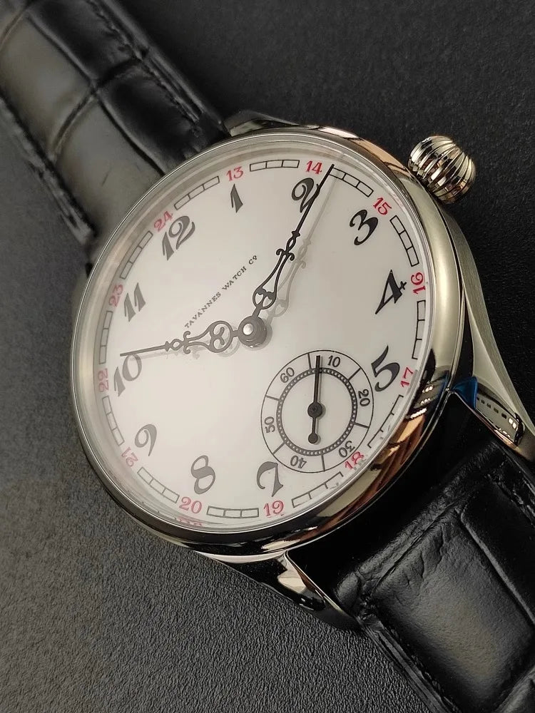 Men's Manual Mechanical Watch Roasted Blue Pin Seagull ST3621 Vintage Business Men's Waterproof Genuine Leather Watch