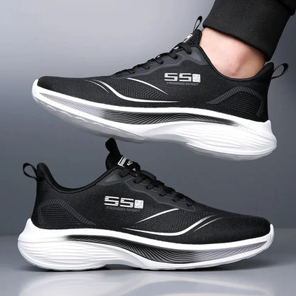 Carbon Plate Marathon Shoes Men Casual Sneakers Air Cushion Luxury Comfortable Lightweight Sports Running Shoes Male Footwear