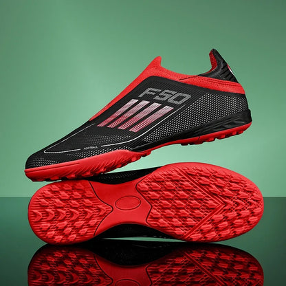 Nouvelles chaussures de football pour hommes, crampons longs d'entraînement, chaussures de football pour matchs en extérieur, crampons pour garçons et adultes, respirantes, antidérapantes, confortables pour le sport
