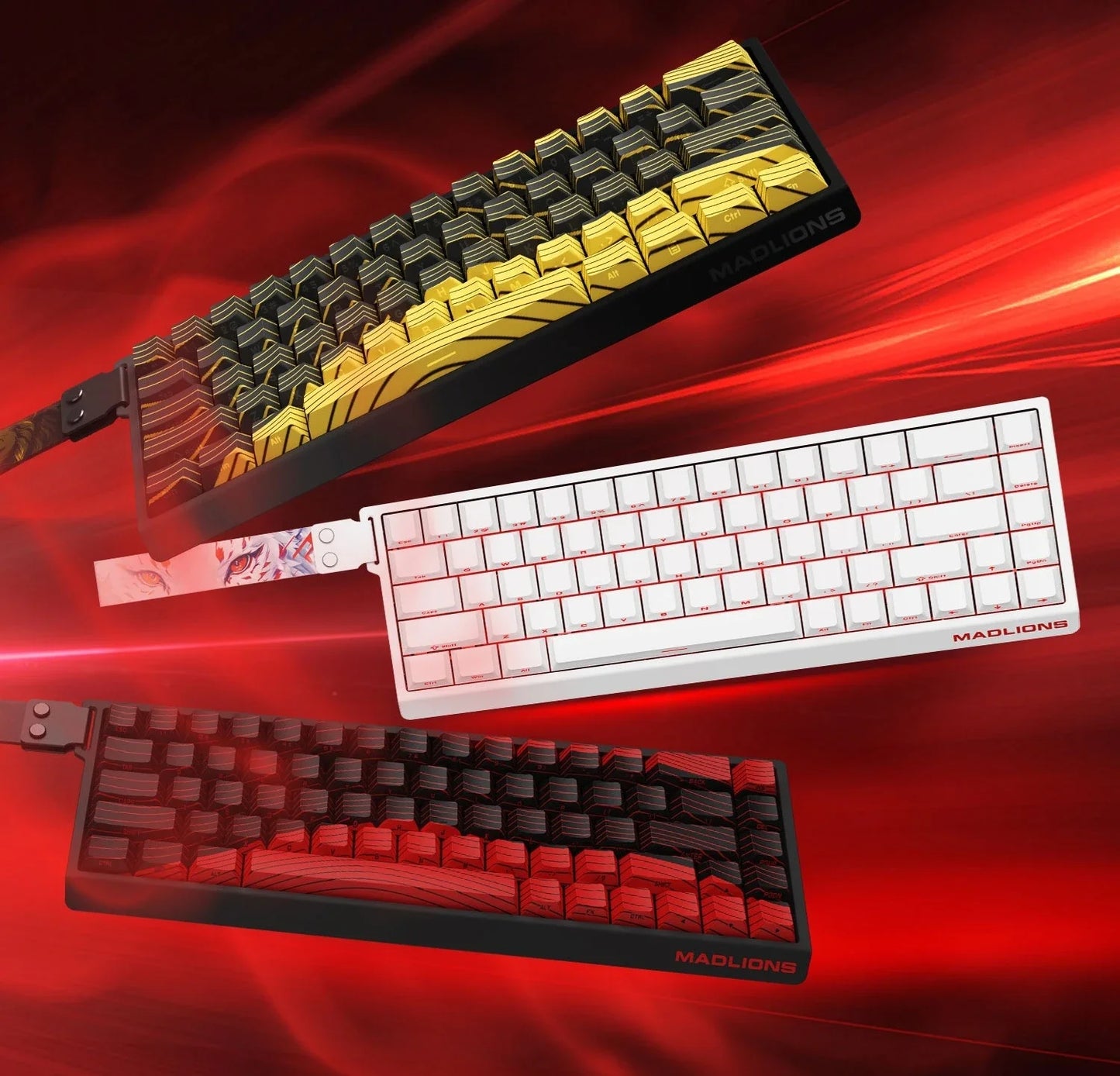 FGG MAD60 Gaming-RGB-Tastatur mit magnetischen Schaltern, fürs Gaming, Full-Key-Hot-Swap, schnelle Reaktionszeit, individuell anpassbare Gaming-Tastatur für Einsteiger