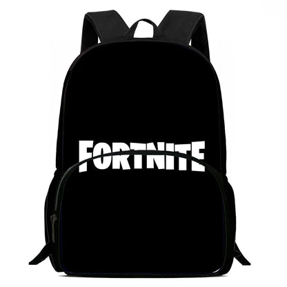 Klassinen Fortnite-lasten reppu pojille ja tytöille, oppilaan syntymäpäivälahja, lapsen koululaukku, suuri kapasiteetti, retkeilyyn sopiva kestävä reppu