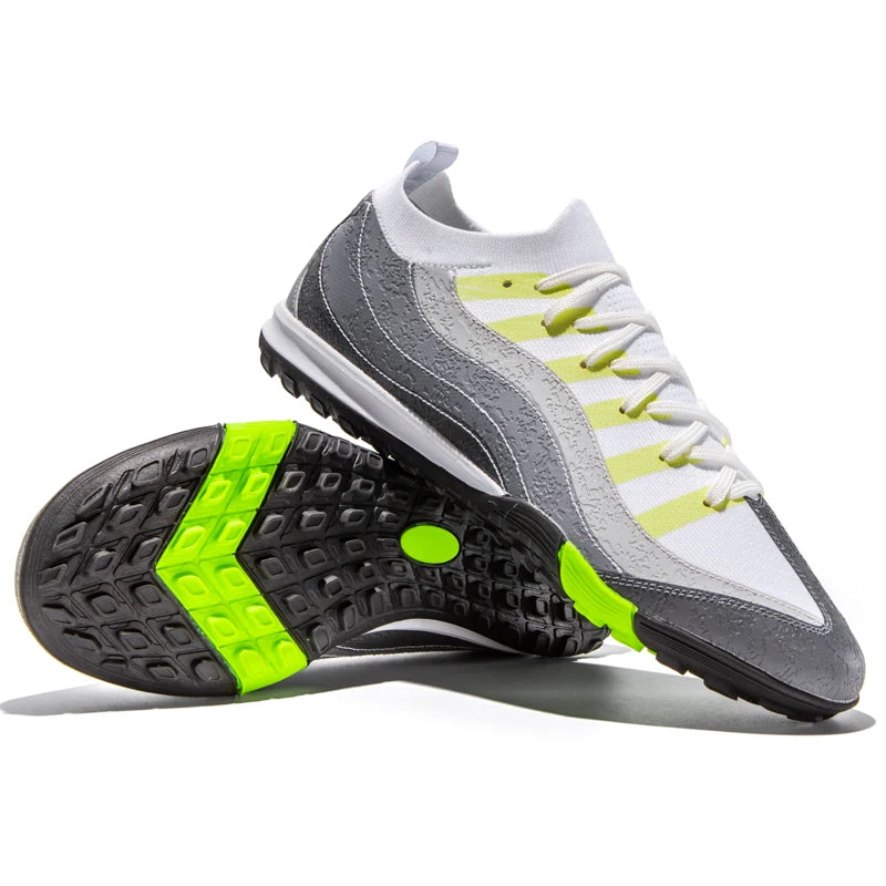 Chaussures de football pour hommes, respirantes, pour l'entraînement, livraison directe, crampons de sport pour matchs, chaussures de football FG/TF, ultra-légères, à crampons longs