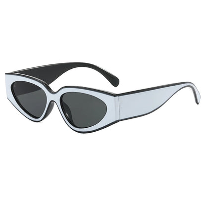 Steampunk Cat Eye Sunglasses Women Men Black-white Frames Trendy Sun Glasses Fashion Retro Vintage Accessories Shades Eyewear