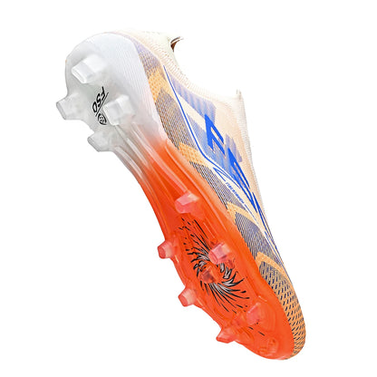 Chaussures de football respirantes avec crampons longs FG/AG, adaptées à toutes les saisons, chaussures de sport antidérapantes (disponibles en plusieurs couleurs)