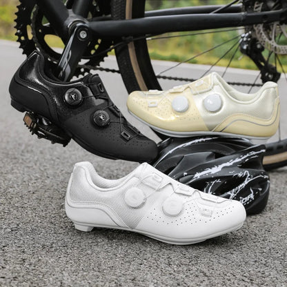2025 new arrival professional cycling shoes, racing road bike SPD cleat shoes, ultralight self-locking MTB bicycle sneakers unisex